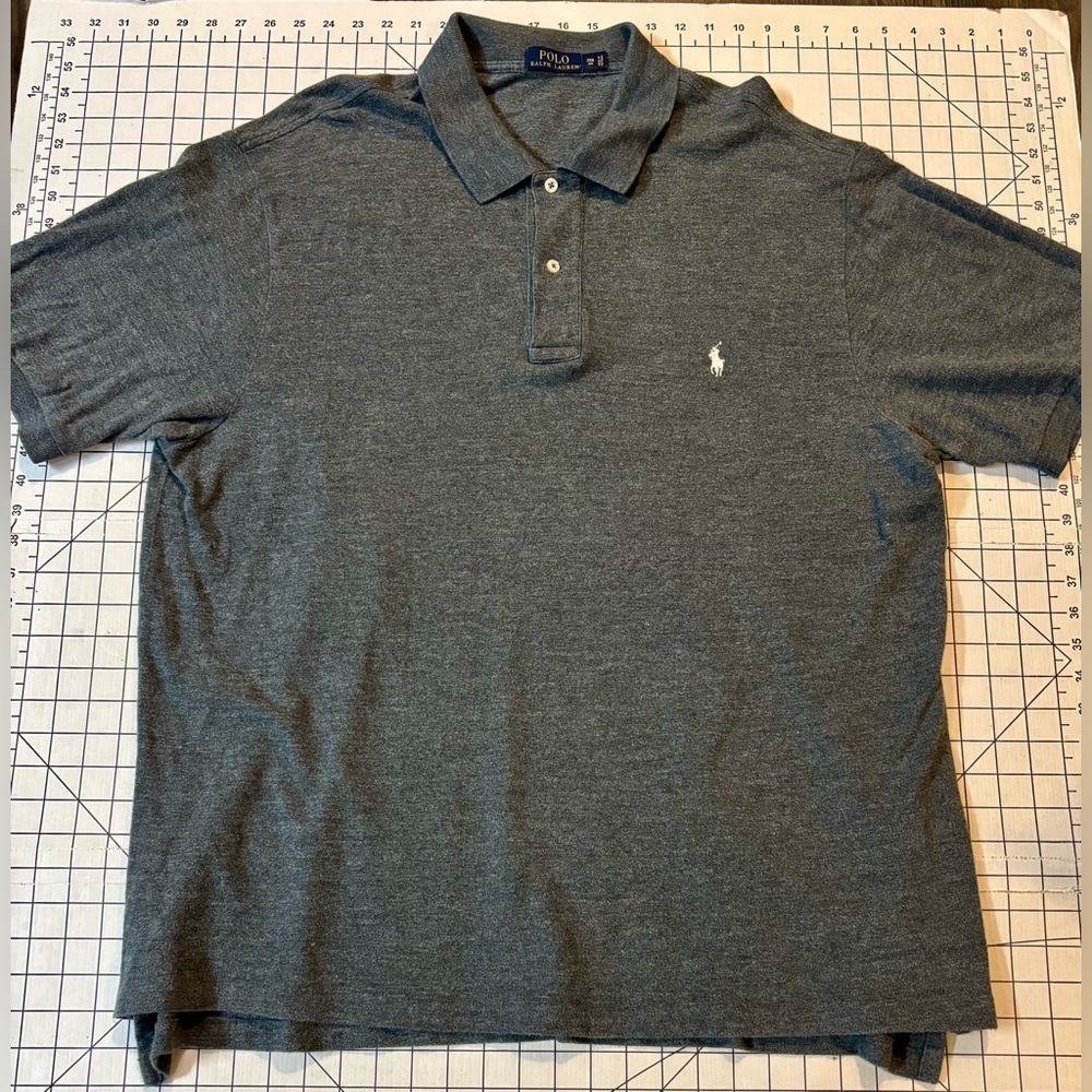Polo Ralph Lauren Men’s Size 2XB Grey Polo Shirt